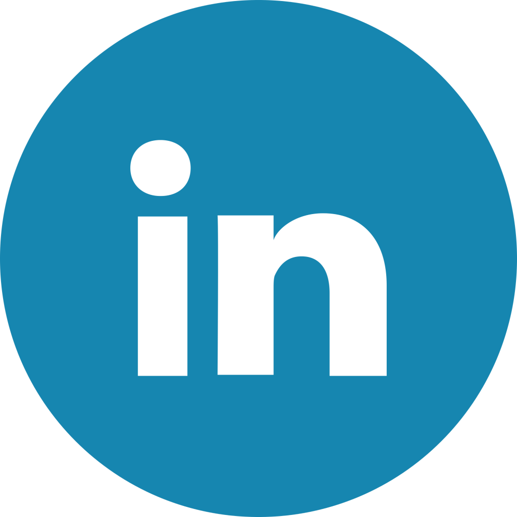 linkedin logo blue